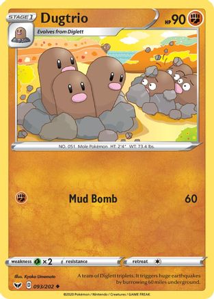 Dugtrio (93)/202 Uncommon