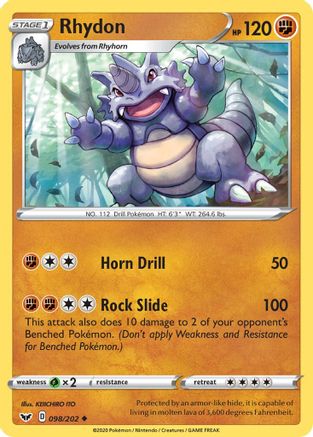 Rhydon (98)/202 Uncommon