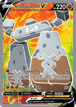 Stonjourner V (Full Art) (193)/202 Ultra Rare Holofoil