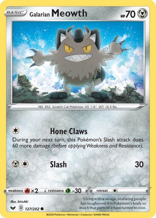 Galarian Meowth (127)/202 Common