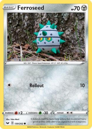 Ferroseed (130)/202 Common Reverse Holofoil