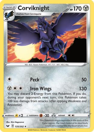 Corviknight (135)/202 Rare