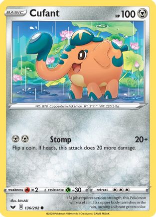 Cufant (136)/202 Common Reverse Holofoil