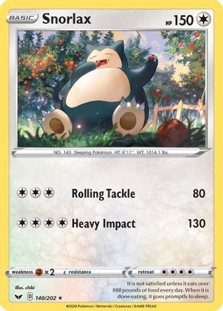Snorlax (140)/202 Rare