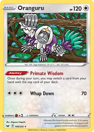 Oranguru (148)/202 Holo Rare Reverse Holofoil