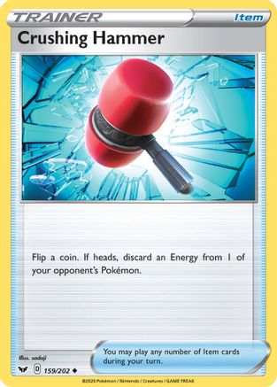 Crushing Hammer (159)/202 Uncommon Reverse Holofoil
