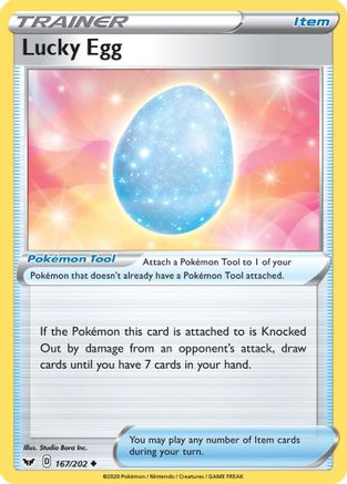 Lucky Egg (167)/202 Uncommon Reverse Holofoil