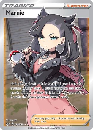 Marnie (Full Art) (200)/202 Ultra Rare Holofoil