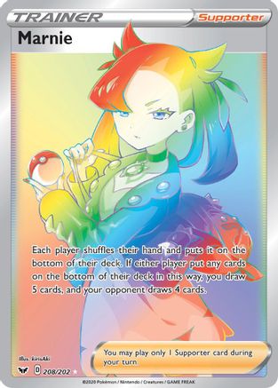 Marnie (Secret) (208)/202 Secret Rare Holofoil