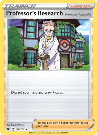 Professor's Research (178)/202 Holo Rare Reverse Holofoil