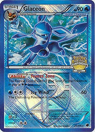 Glaceon - 23/116 (City Championships) (23) Promo Reverse Holofoil