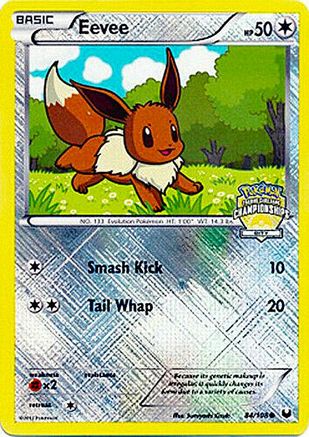 Eevee - 84/108 (City Championships) (84) Promo Reverse Holofoil