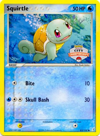 Squirtle - 63/100 (City Championships) (63) Promo