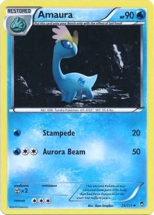 Amaura - 25/111 (Cosmos Holo) (25) Promo Holofoil