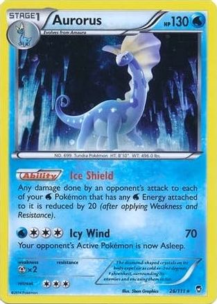 Aurorus - 26/111 (Cosmos Holo) (26) Promo Holofoil