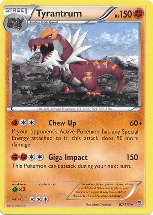 Tyrantrum - 62/111 (Cosmos Holo) (62) Promo Holofoil