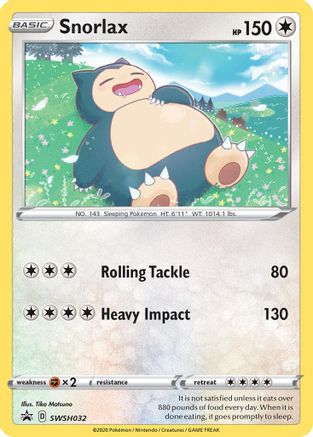 Snorlax - SWSH032 (SWSH032)/307 Promo Holofoil