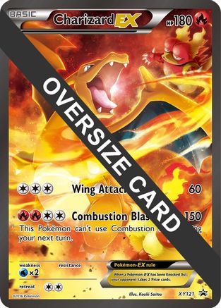 Charizard EX - XY121 (XY Black Star Promos) Promo Holofoil