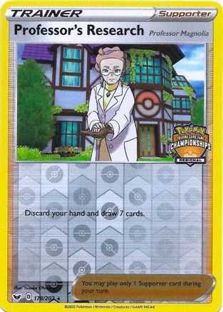 Professor's Research - 178/202 (Regional Championships) (178) Promo Reverse Holofoil