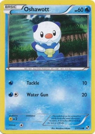 Oshawott - 27/114 (Cosmos Holo) (27) Promo Holofoil