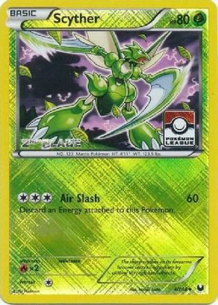 Scyther - 4/108 (Pokemon League) [2nd Place] (4) Promo Reverse Holofoil