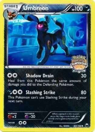 Umbreon - 60/108 (Regional Championships) (60) Promo Holofoil