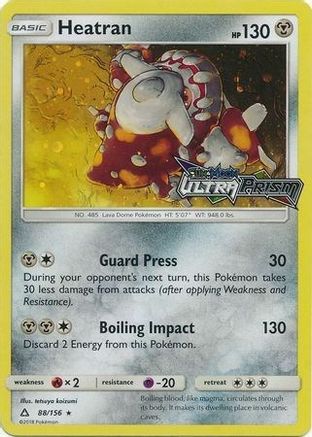 Heatran - 88/156 (Prerelease) (88) Promo Holofoil