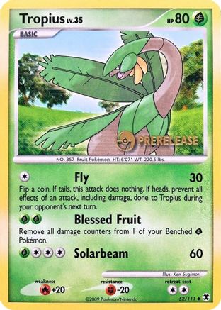 Tropius - 52/111 (Prerelease) (52) Promo
