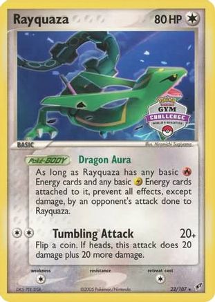 Rayquaza - 22/107 (2004-2005 Gym Challenge) (22) Promo
