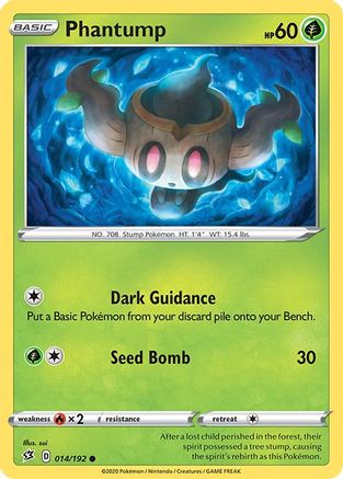 Phantump (14)/192 Common Reverse Holofoil