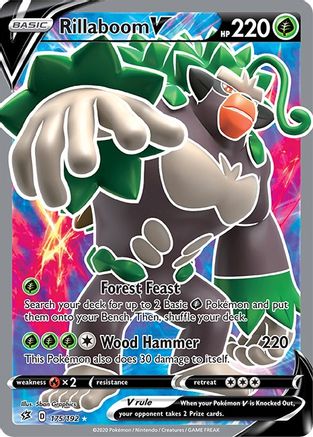 Rillaboom V (Full Art) (175)/192 Ultra Rare Holofoil
