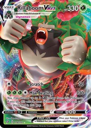 Rillaboom VMAX (18)/192 Ultra Rare Holofoil