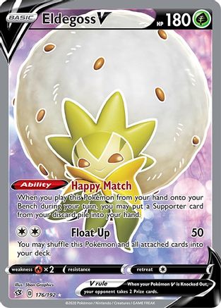 Eldegoss V (Full Art) (176)/192 Ultra Rare Holofoil