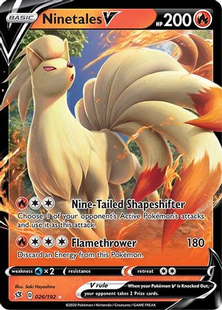 Ninetales V (26)/192 Ultra Rare Holofoil