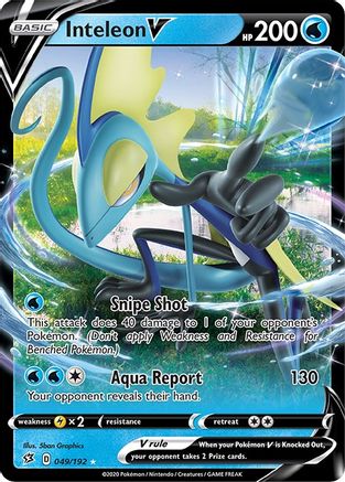 Inteleon V (49)/192 Ultra Rare Holofoil