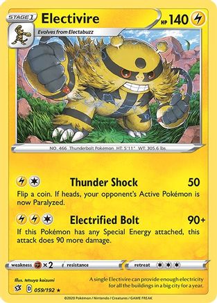 Electivire (59)/192 Rare