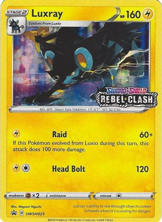 Luxray - SWSH023 (Prerelease) (SWSH023)/307 Promo Holofoil