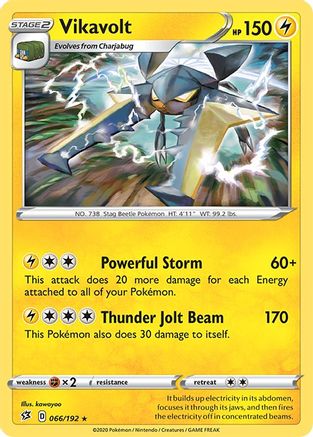 Vikavolt (66)/192 Holo Rare Holofoil
