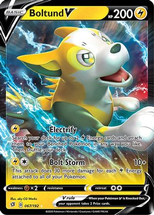 Boltund V (67)/192 Ultra Rare Holofoil