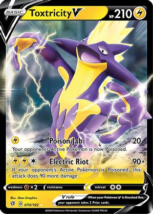 Toxtricity V (70)/192 Ultra Rare Holofoil
