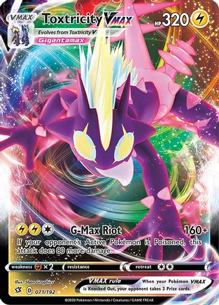 Toxtricity VMAX (71)/192 Ultra Rare Holofoil