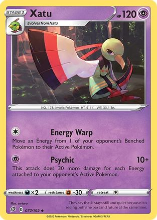 Xatu (77)/192 Uncommon Reverse Holofoil