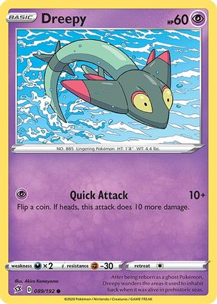 Dreepy (89)/192 Common Reverse Holofoil