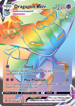 Dragapult VMAX (Secret) (197)/192 Secret Rare Holofoil