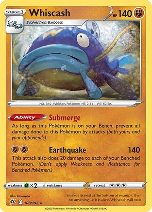 Whiscash (100)/192 Rare