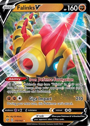 Falinks V (110)/192 Ultra Rare Holofoil