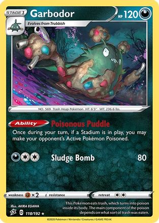 Garbodor (118)/192 Rare