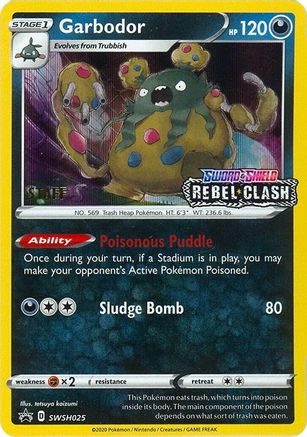 Garbodor - SWSH025 (Prerelease) [Staff] (SWSH025) Promo Holofoil