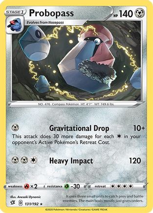 Probopass (131)/192 Rare Reverse Holofoil