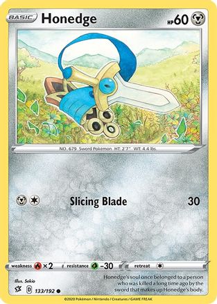 Honedge (133)/192 Common Reverse Holofoil